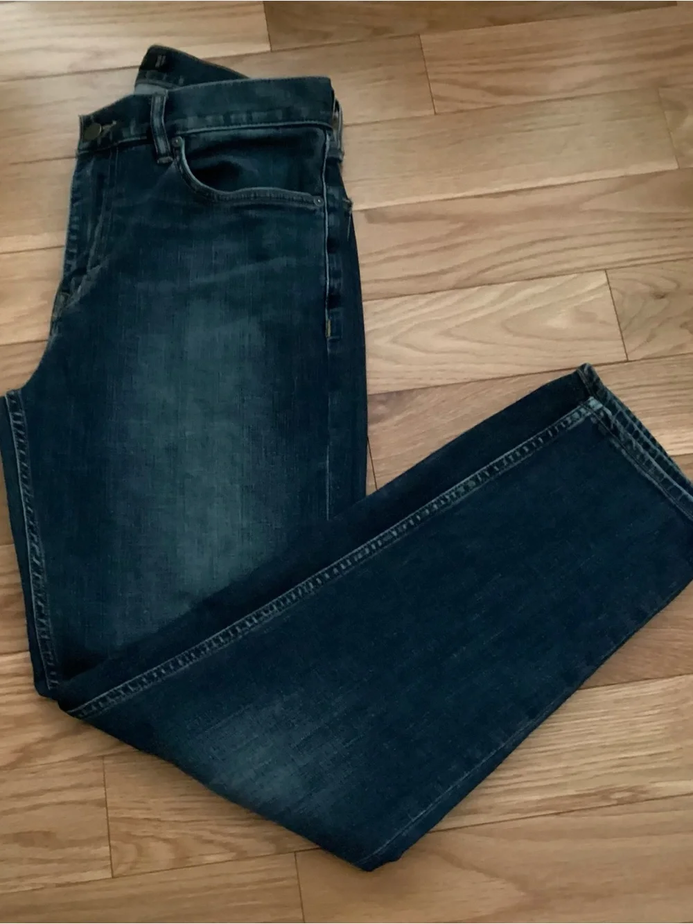 Banana Republic Men's Dark Indigo athletic fit Jeans